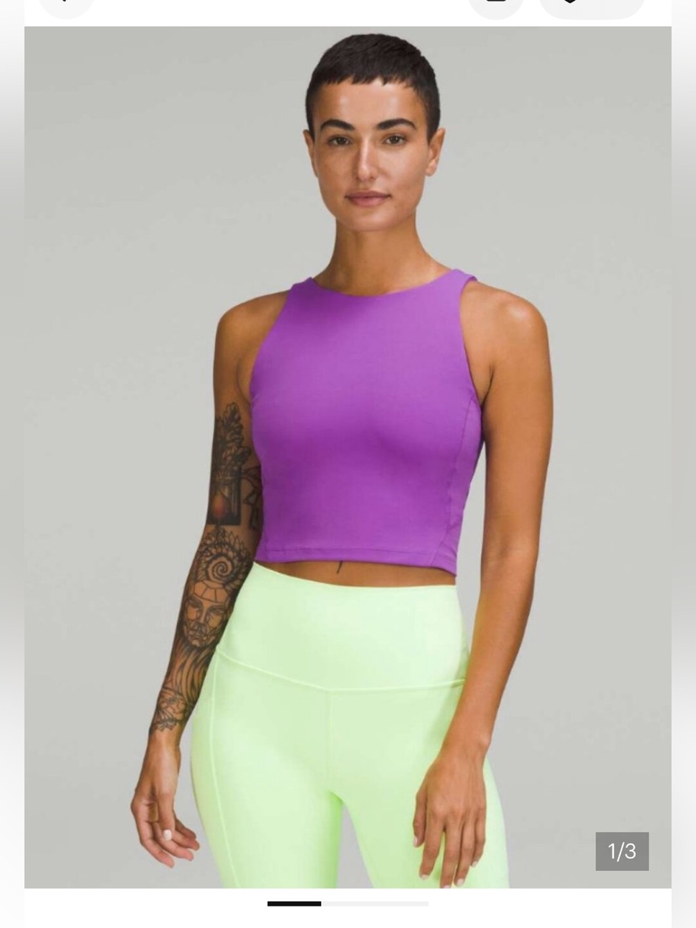 Lululemon Align High-Neck Tank Top purple size 4 NWT